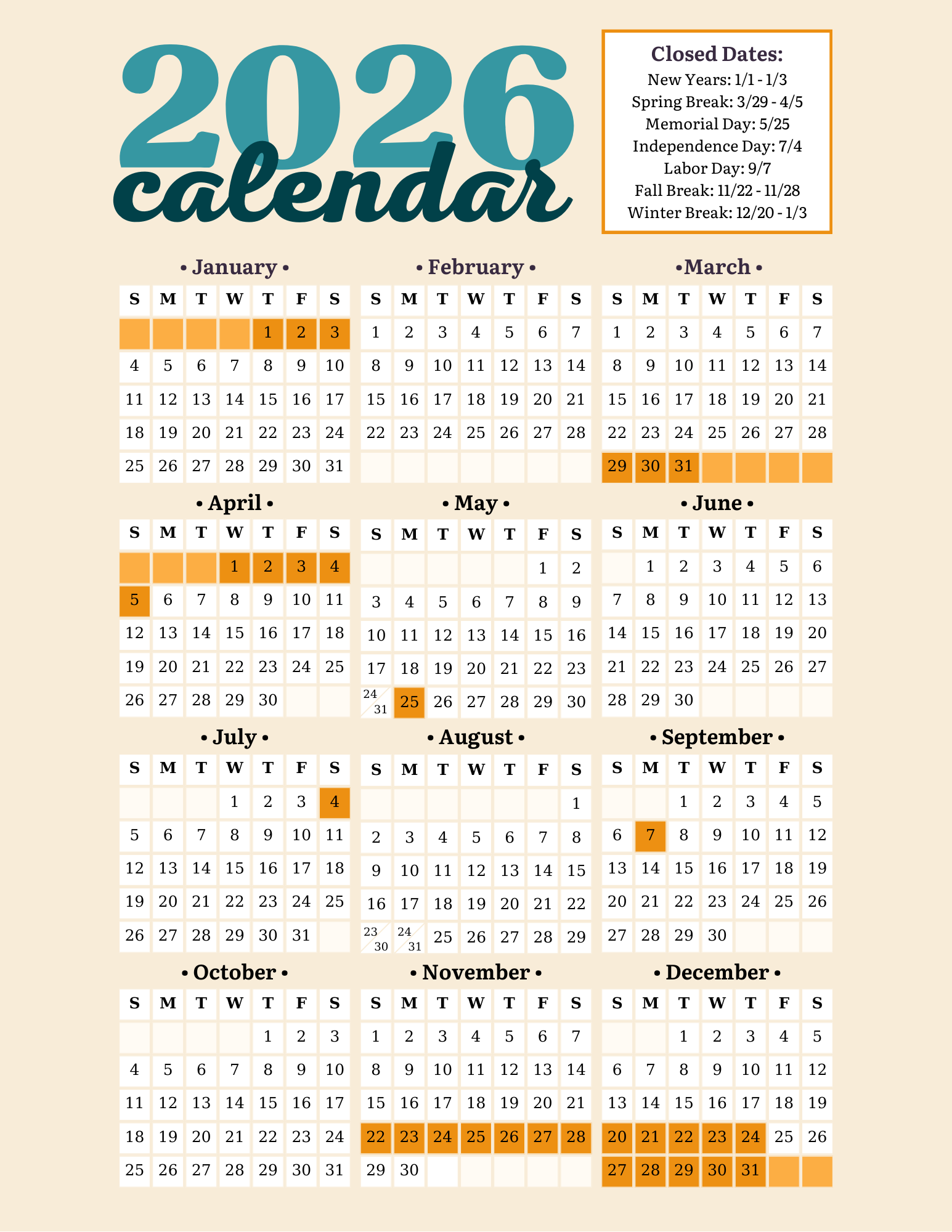 Holiday Calendar (1)